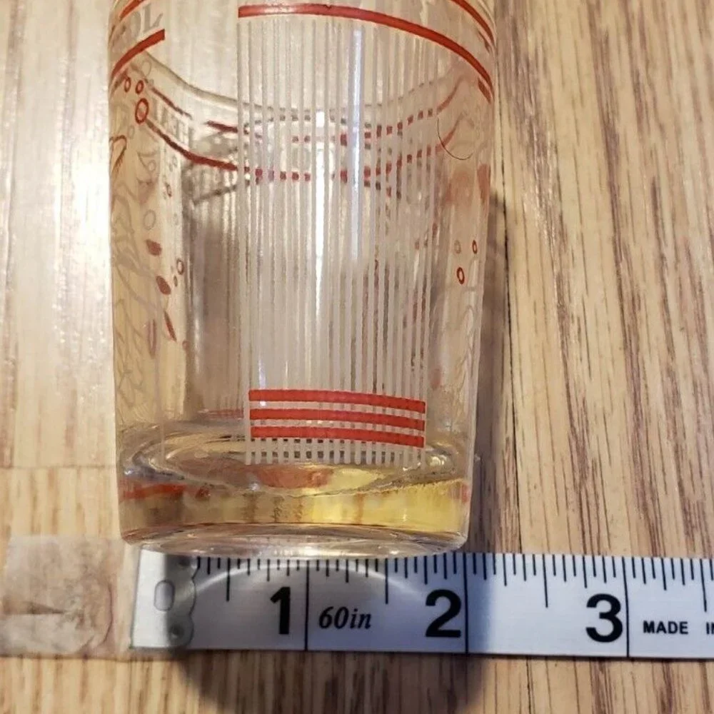 Vintage Shot Glass TO YOUR HEALTH SKOL A VOTRE SANTE PROSIT